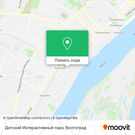 Карта Детский Интерактивный парк