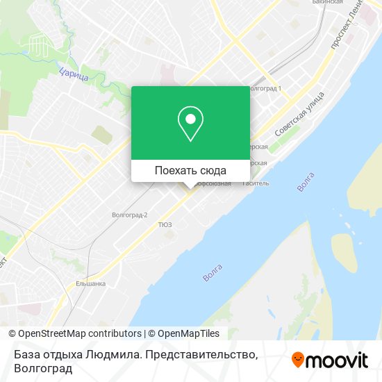 Карта База отдыха Людмила. Представительство