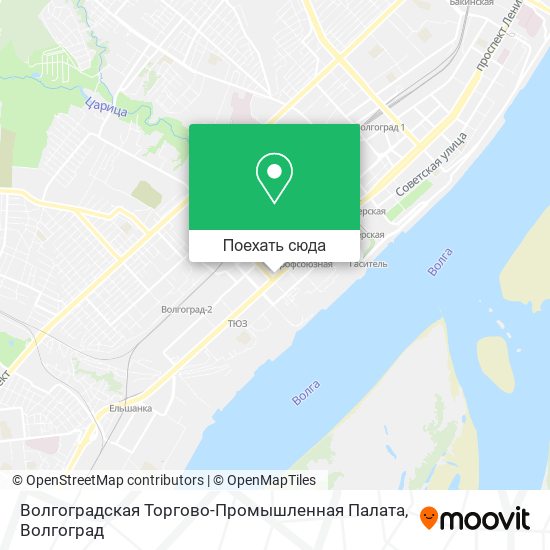 Карта Волгоградская Торгово-Промышленная Палата