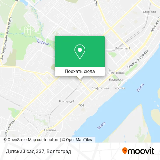 Карта Детский сад 337