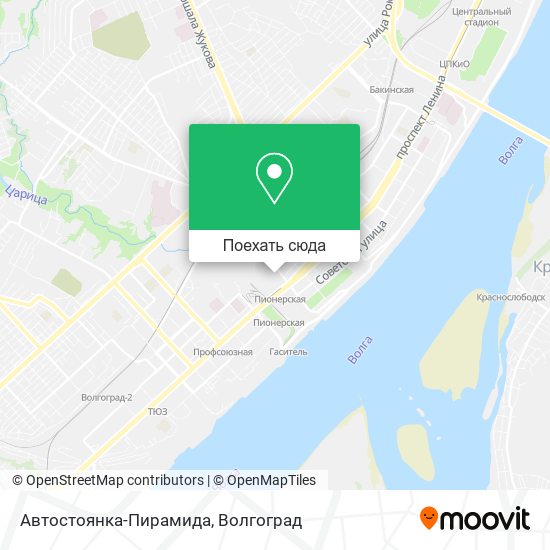 Карта Автостоянка-Пирамида