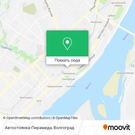 Карта Автостоянка-Пирамида