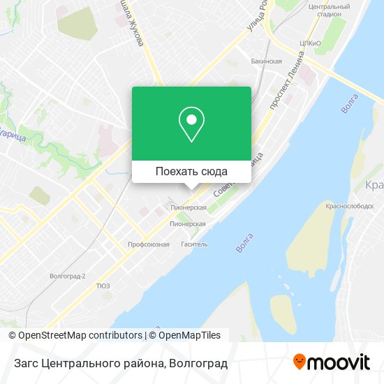 Карта Загс Центрального района