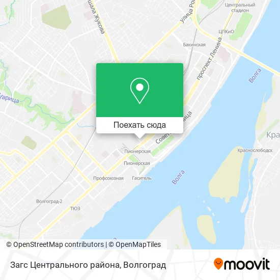 Карта Загс Центрального района