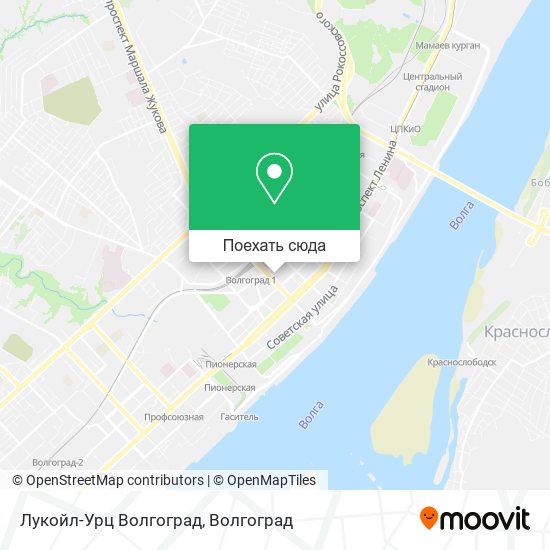 Карта Лукойл-Урц Волгоград