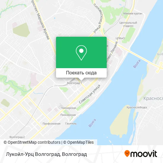 Карта Лукойл-Урц Волгоград