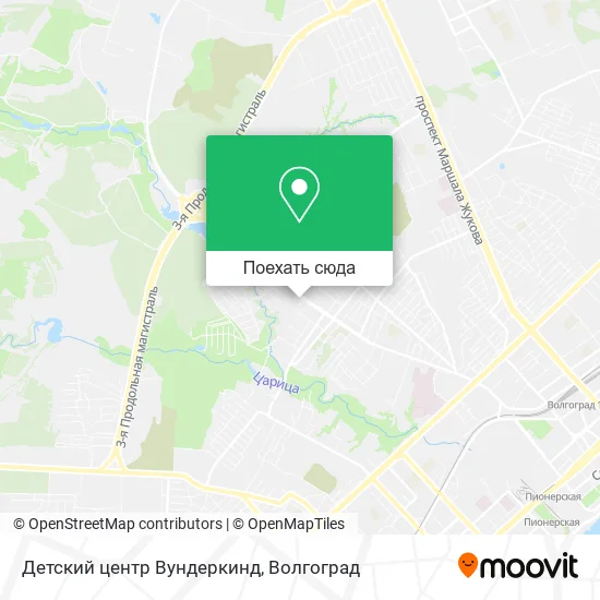 Карта Детский центр Вундеркинд