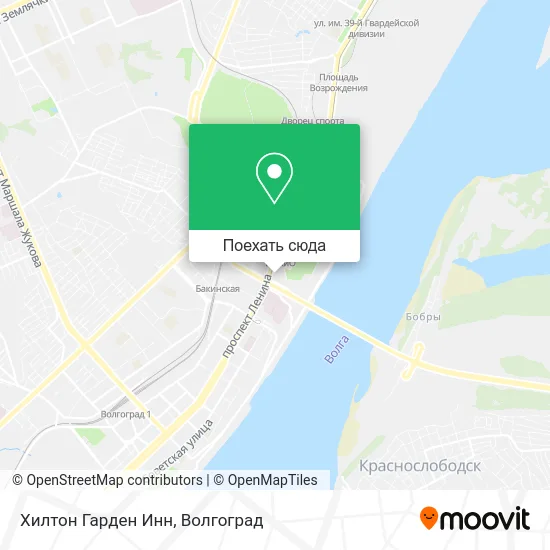 Карта Хилтон Гарден Инн