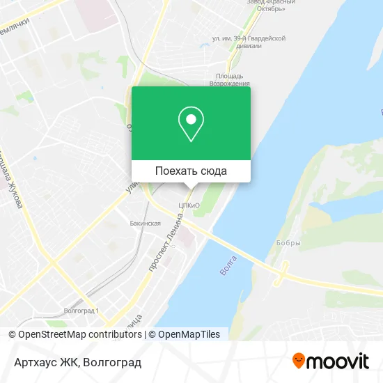 Карта Артхаус ЖК