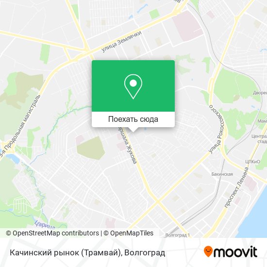 Карта Качинский рынок (Трамвай)