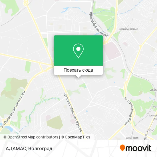 Карта АДАМАС