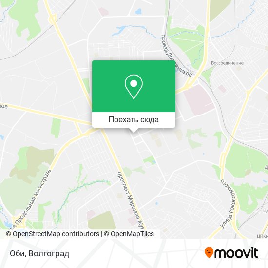 Карта Оби