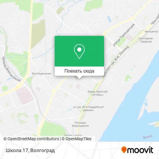 Карта Школа 17