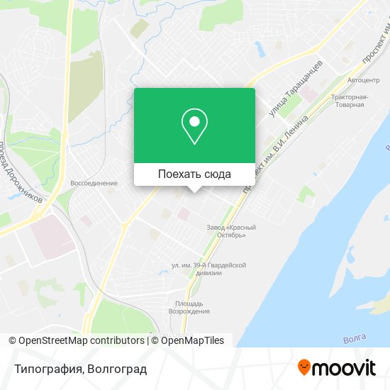 Карта Типография