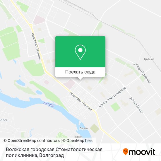 Карта Волжская городская Стоматологическая поликлиника