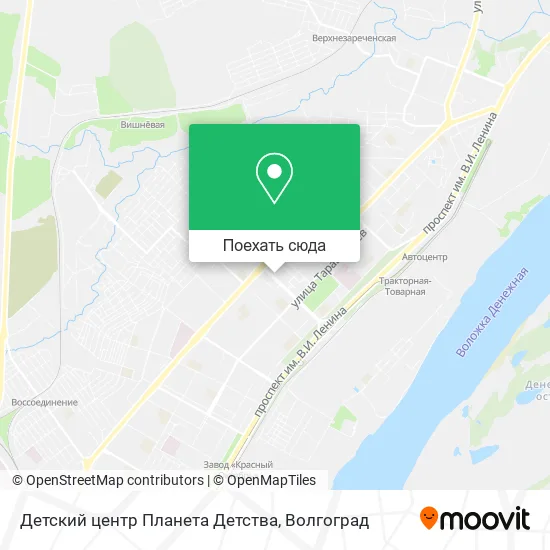 Карта Детский центр Планета Детства