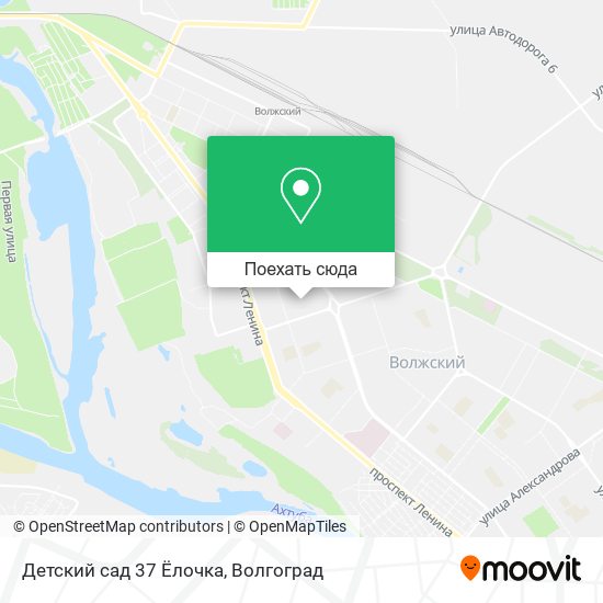 Карта Детский сад 37 Ёлочка