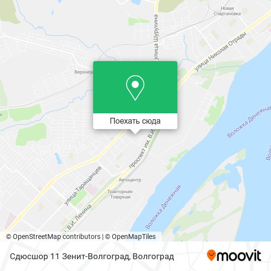 Карта Сдюсшор 11 Зенит-Волгоград