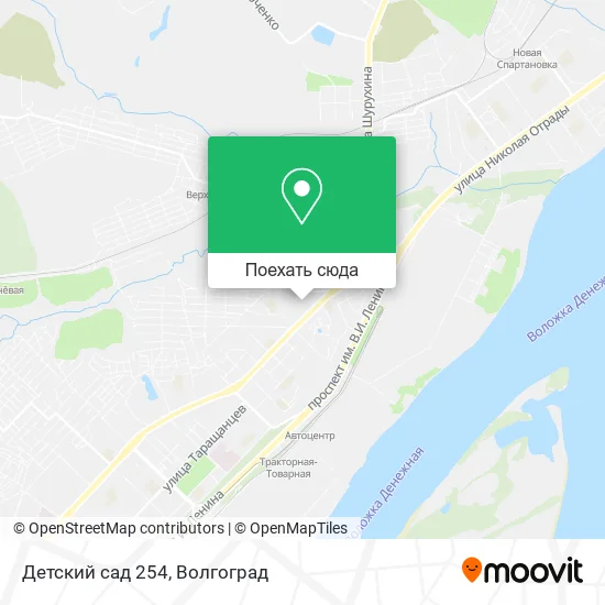 Карта Детский сад 254