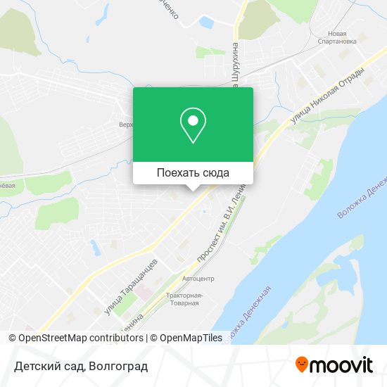Карта Детский сад