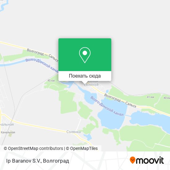 Карта Ip Baranov S.V.