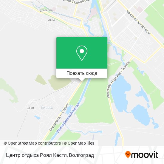 Карта Центр отдыха Роял Кастл