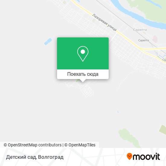 Карта Детский сад