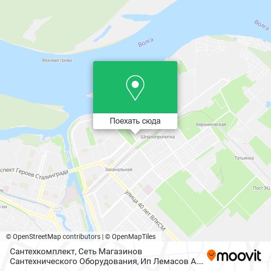 Карта Сантехкомплект, Сеть Магазинов Сантехнического Оборудования, Ип Лемасов А.А