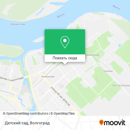 Карта Детский сад