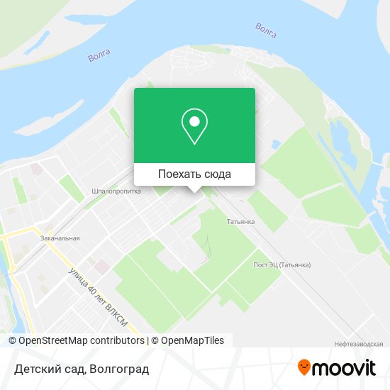 Карта Детский сад