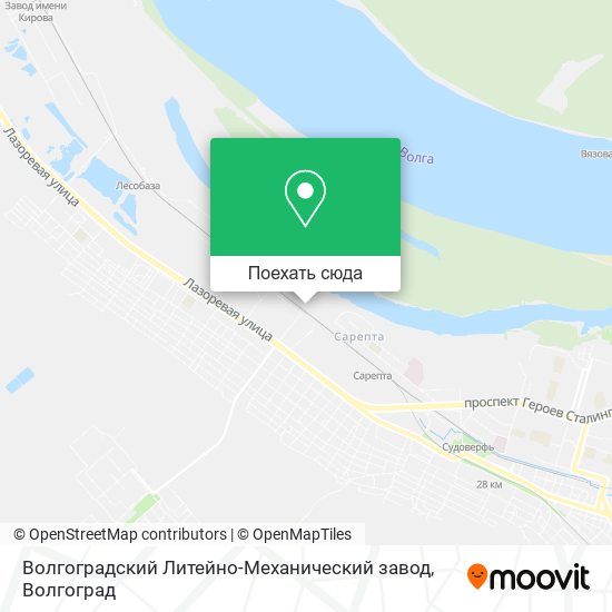 Карта Волгоградский Литейно-Механический завод