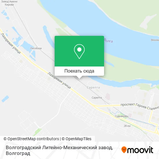 Карта Волгоградский Литейно-Механический завод