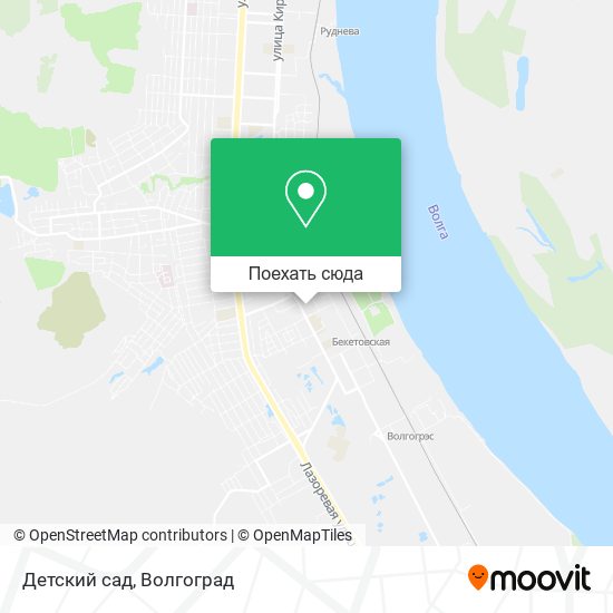 Карта Детский сад