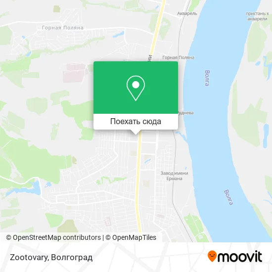 Карта Zootovary
