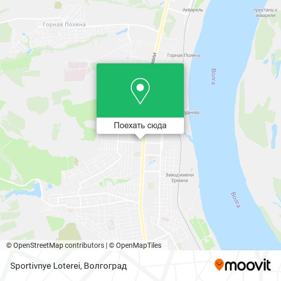 Карта Sportivnye Loterei