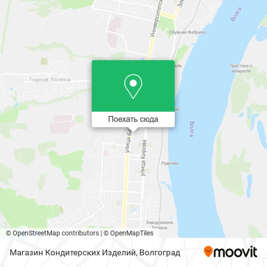 Карта Магазин Кондитерских Изделий