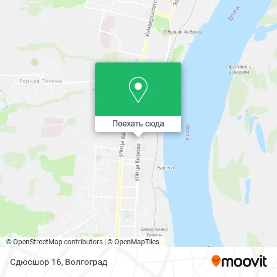 Карта Сдюсшор 16