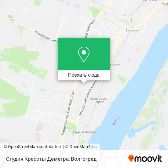 Карта Студия Красоты Деметра