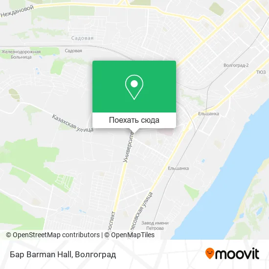 Карта Бар Barman Hall