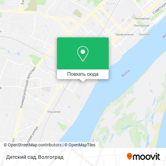 Карта Детский сад