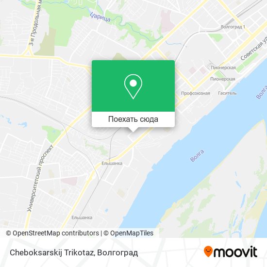 Карта Cheboksarskij Trikotaz