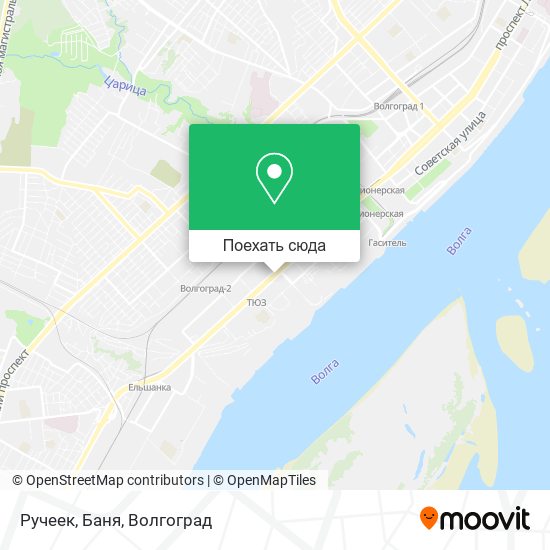 Карта Ручеек, Баня