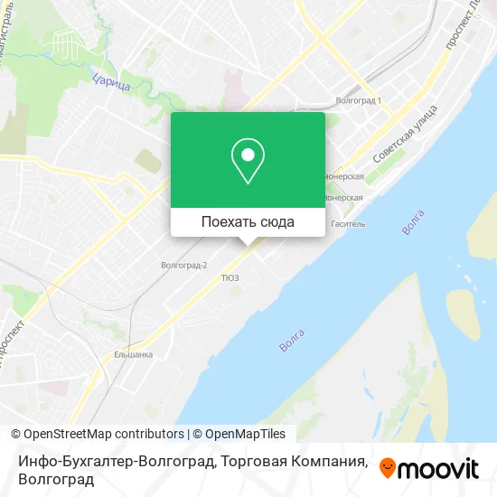 Карта Инфо-Бухгалтер-Волгоград, Торговая Компания