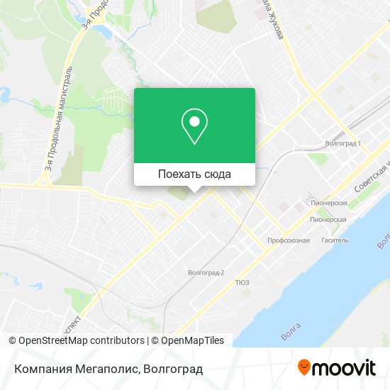 Карта Компания Мегаполис