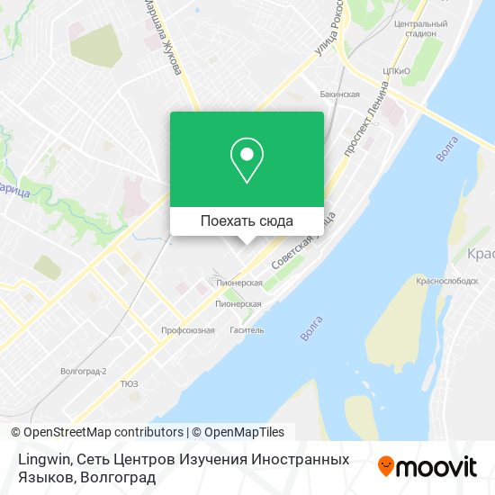 Карта Lingwin, Сеть Центров Изучения Иностранных Языков