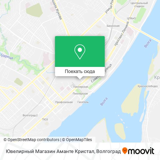 Карта Ювелирный Магазин Аманте Кристал