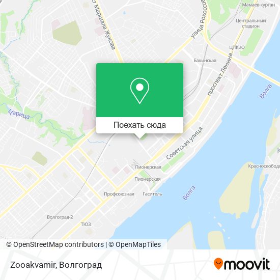 Карта Zooakvamir