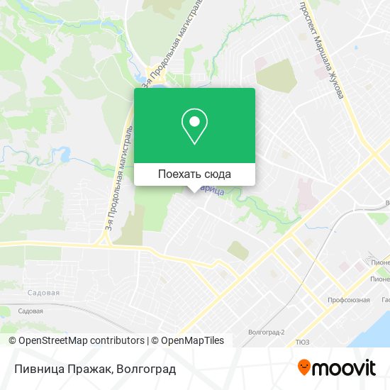 Карта Пивница Пражак