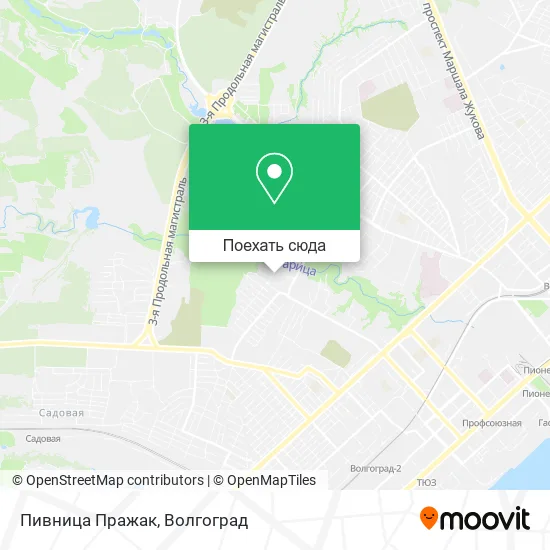 Карта Пивница Пражак