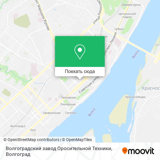Карта Волгоградский завод Оросительной Техники